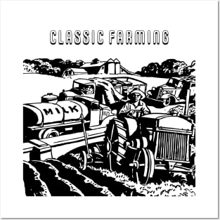 classic-farming Posters and Art